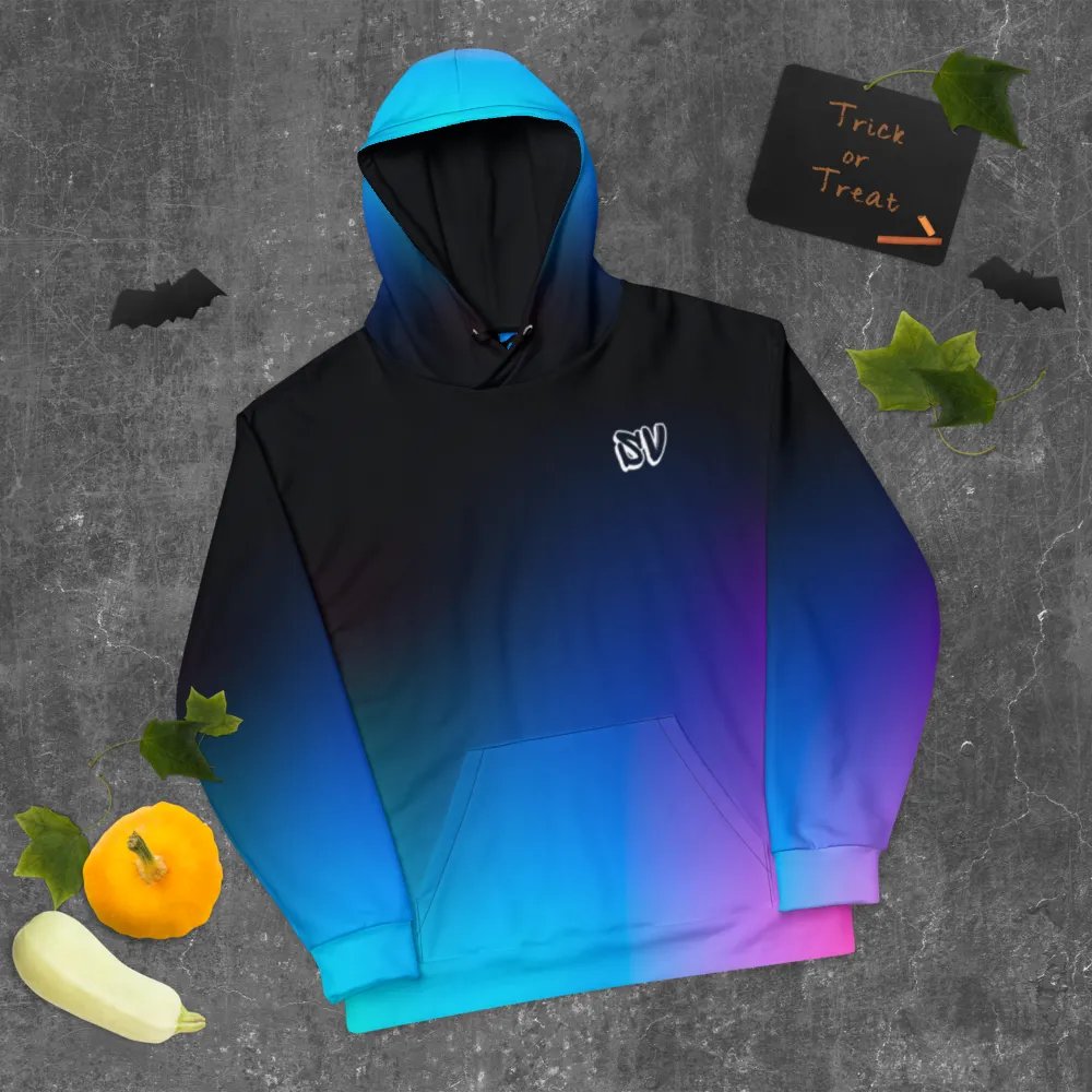 INFINTY X ZERO = ZEROE NEON COLOR FADE STYLE CG_OCE HOODIE product image (9)