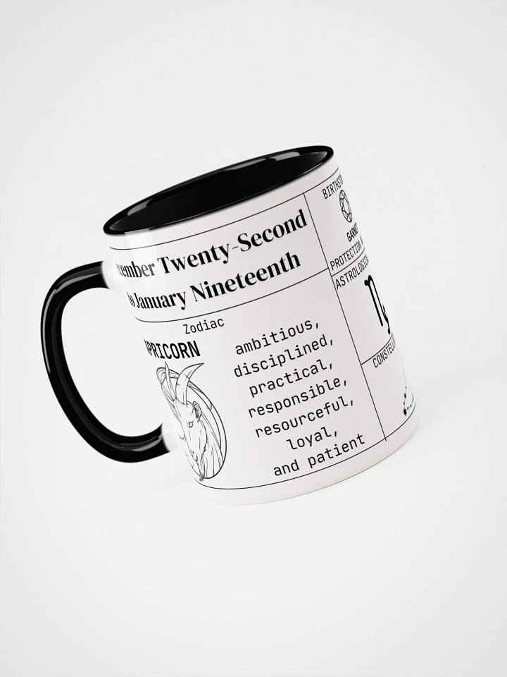 Capricorn Zodiac Ceramic Mug product image (1)