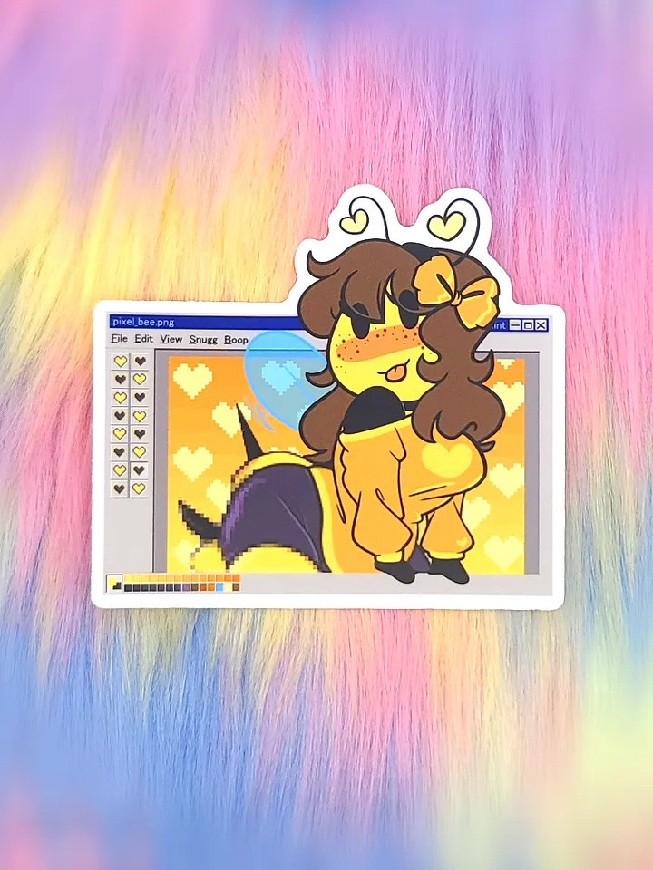 MS Paint Bee | Sticker product image (2)