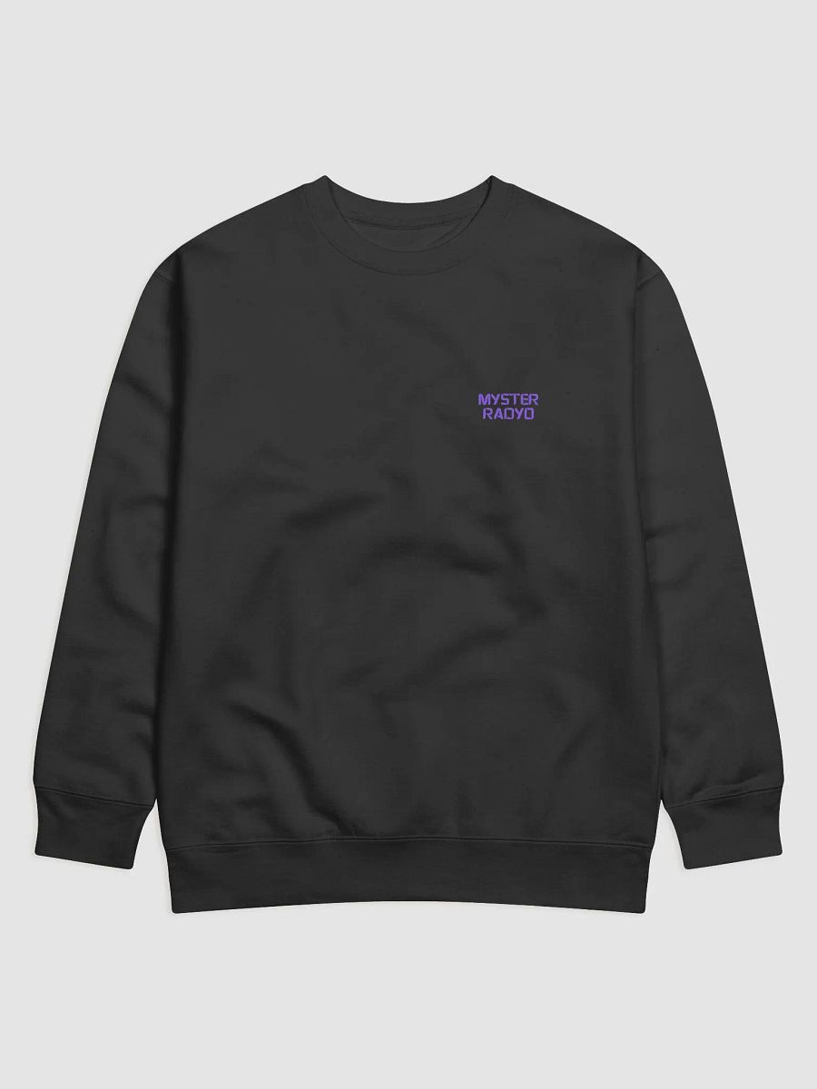 Myster Radyo Long Sleeve Sweater – "Broadcasting Mystery Since... Whenever" product image (1)