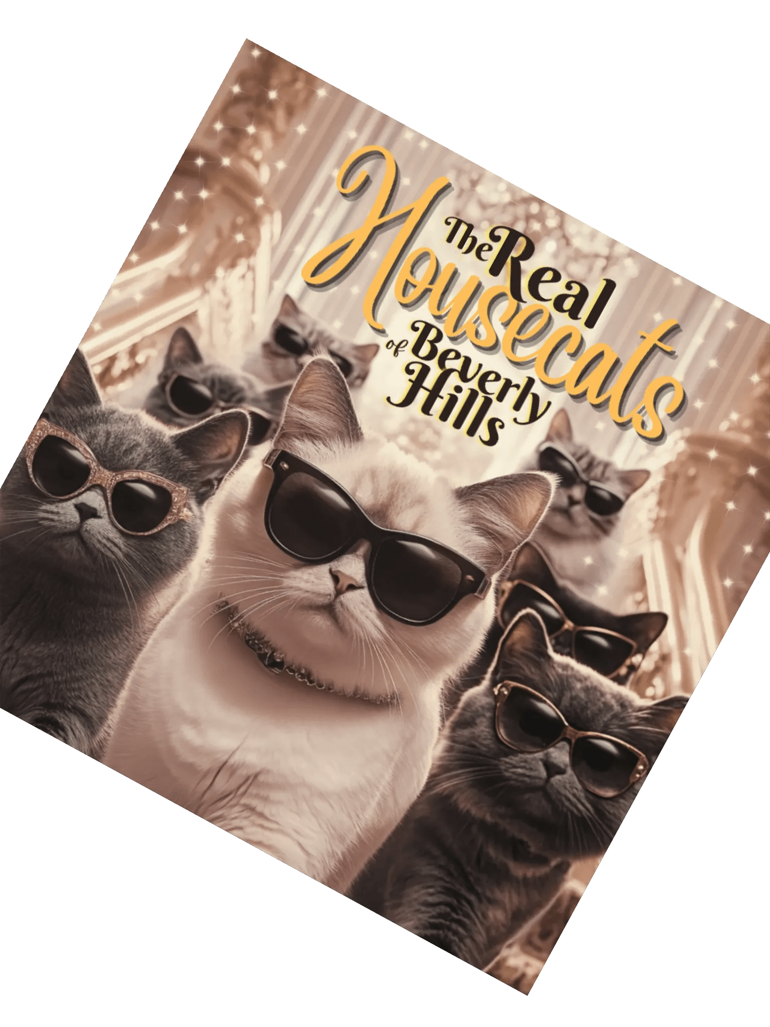 The Real Housecats: Square Sticker product image (2)