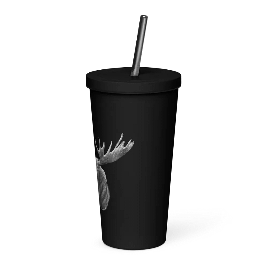 Moose Drawing Straw Cup product image (6)