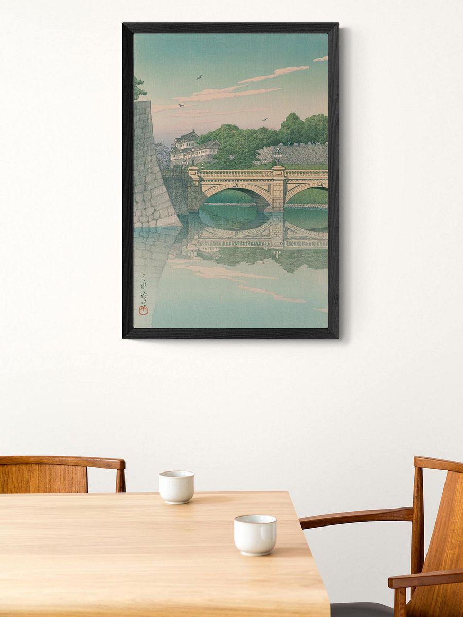 Morning at Nijubashi Bridge - Kawase Hasui product image (1)