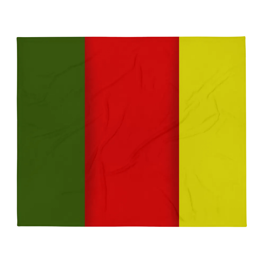 Greed Red Yellow Pattern Throw Blanket product image (2)