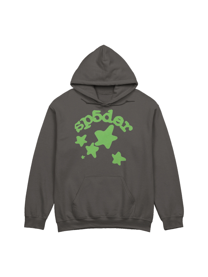Sp5der Beluga Hoodie Grey/Green product image (1)