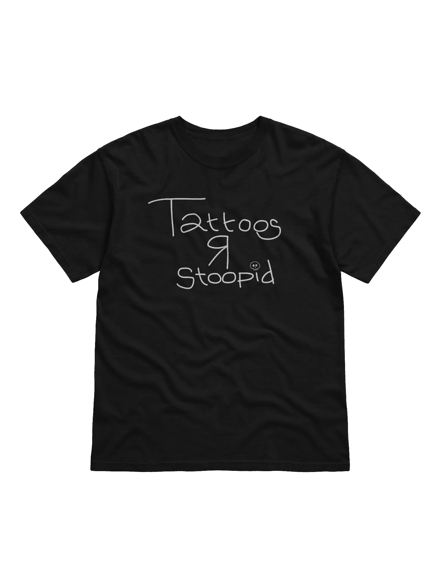 TATTOOS R STOOPID - WHITE HEAVYWEIGHT T-SHIRT product image (1)