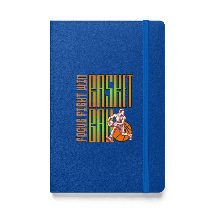 Focus Fight Win Basketball Hardcover Notebook product image (1)
