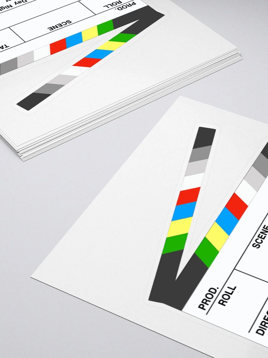 Clapperboard Sticker (color) product image (4)