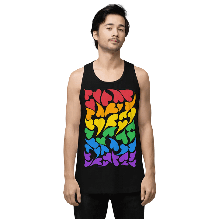 Nestled PRIDE Rainbow Tank Top product image (1)