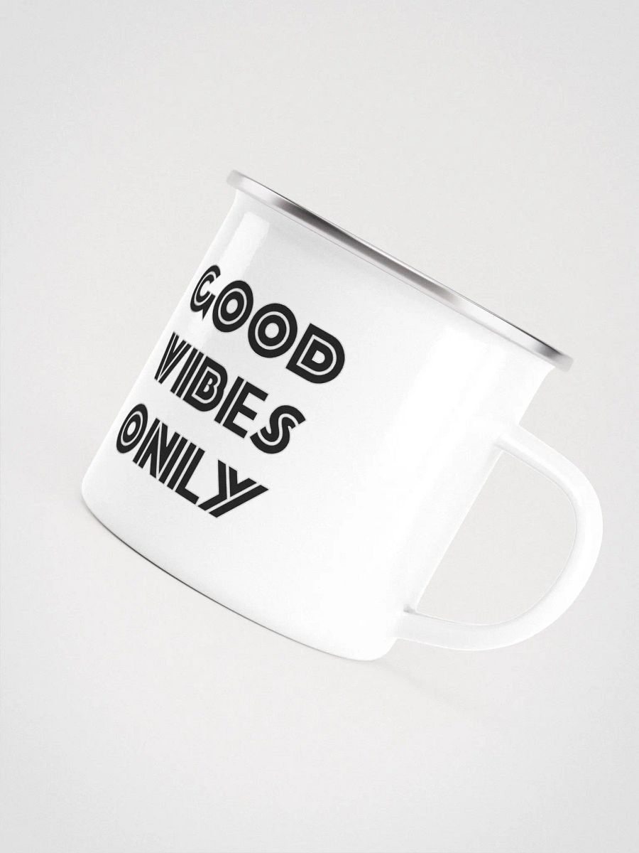 Good Vibes Only Fox Enamel Mug product image (4)