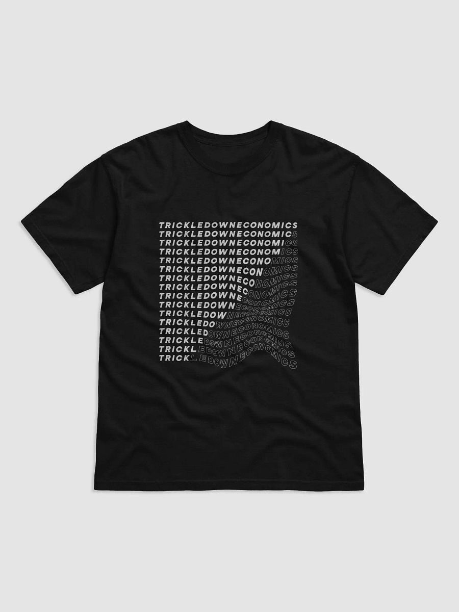 Trick Economics Tee (White on Black) product image (4)