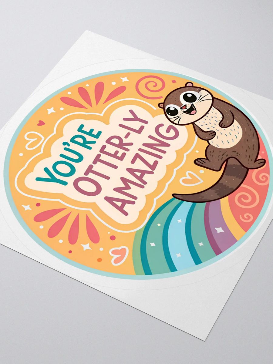 Otter-ly Amazing Kiss Cut Stickers product image (9)