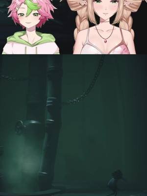 Totally didn’t fall…. #vtuber #indie #littlenightmares3 