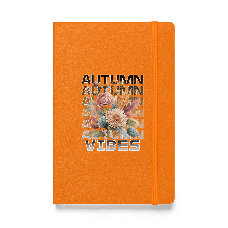 Autumn Vibes Boho Flowers Hardcover Journal product image (1)