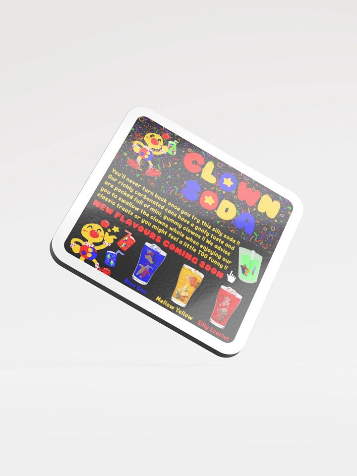 Boyoyoing Clown Soda Website Coaster product image (1)
