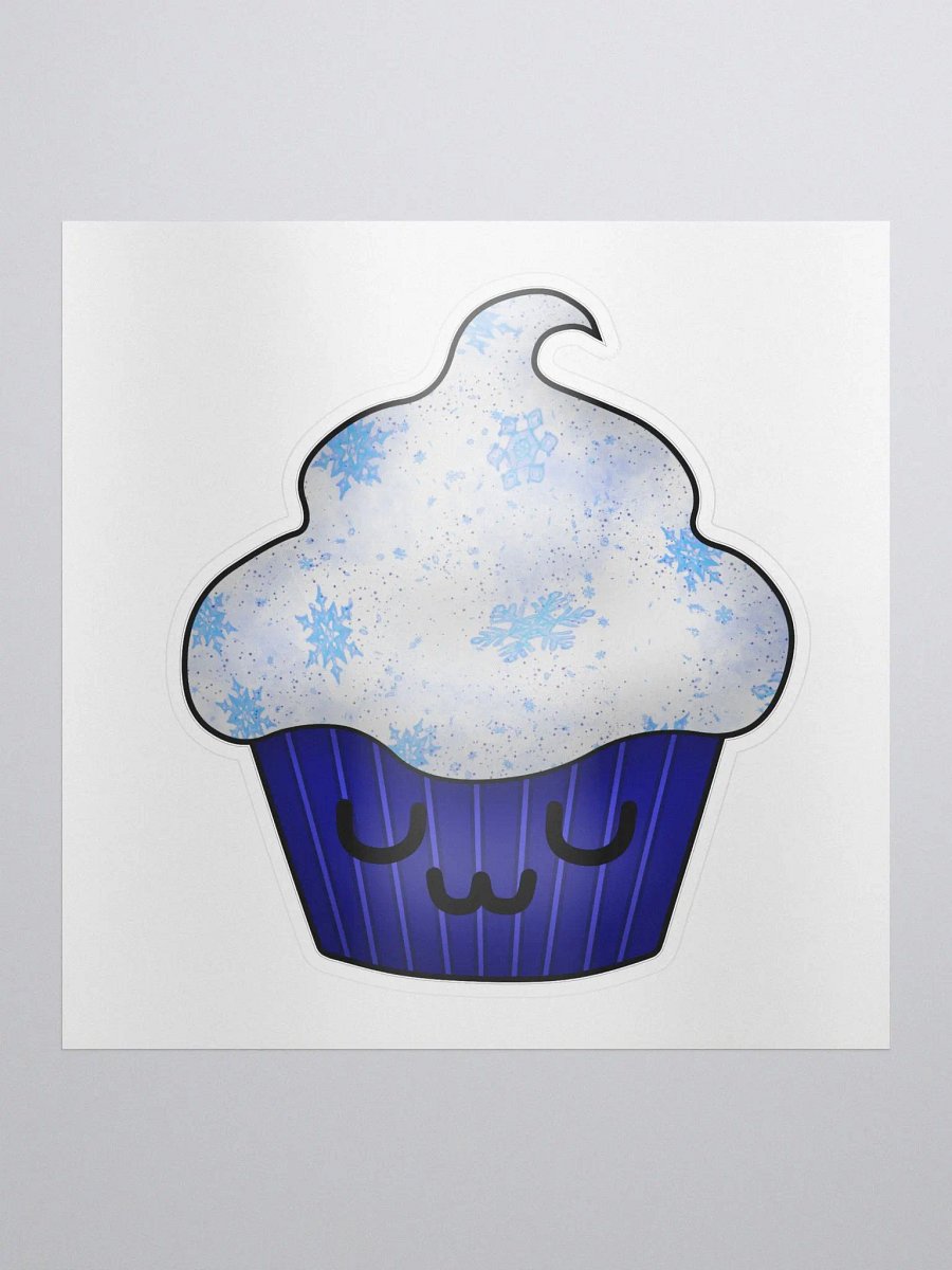 Winter Wonderland UwU Cupcake Sticker product image (1)