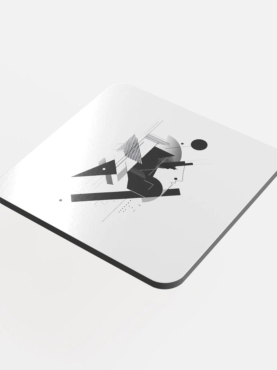 Abstract Persona 001 (Glossed Cork Coaster) product image (4)