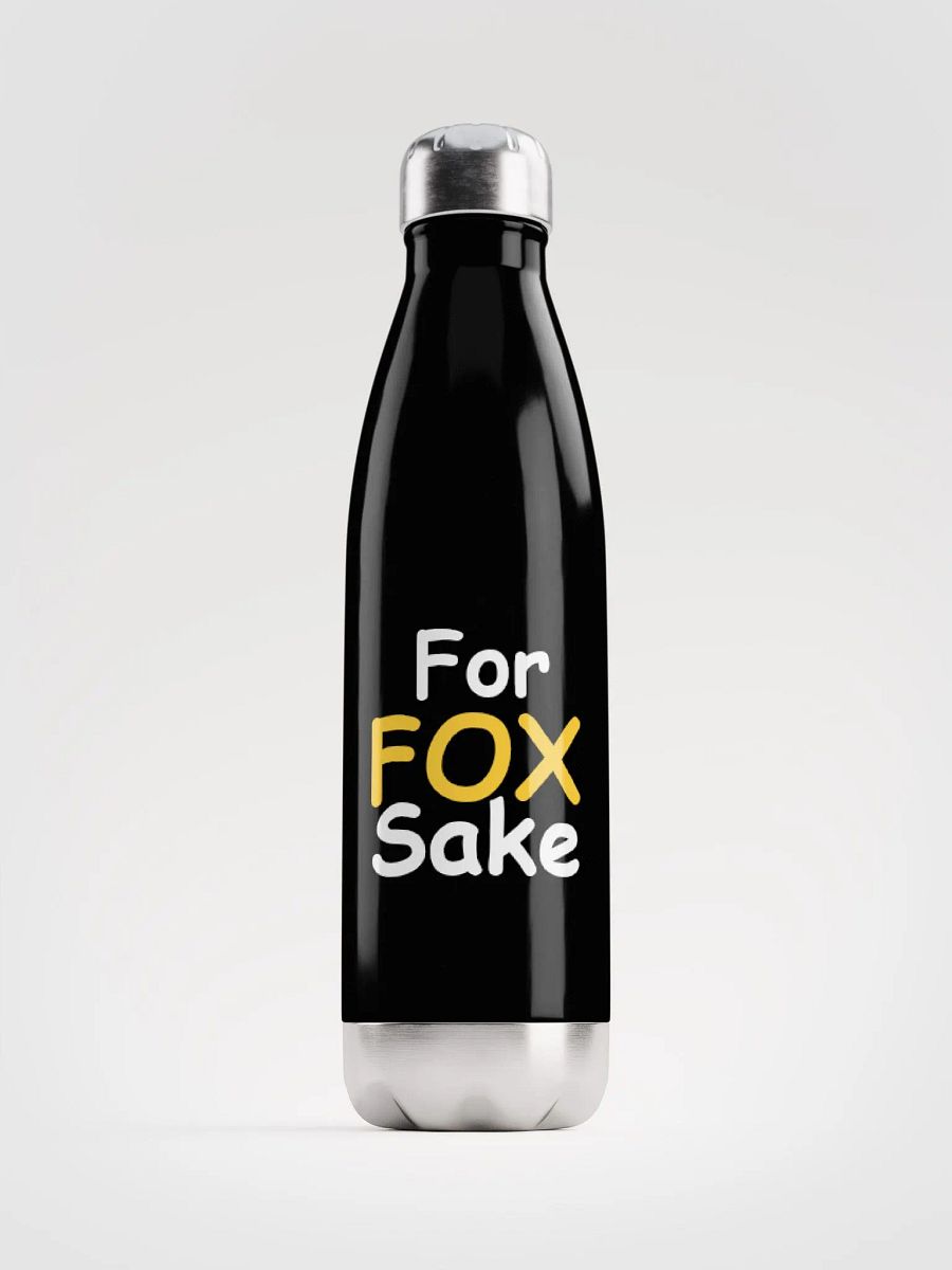 For Fox Sake Stainless Steel Water Bottle product image (1)