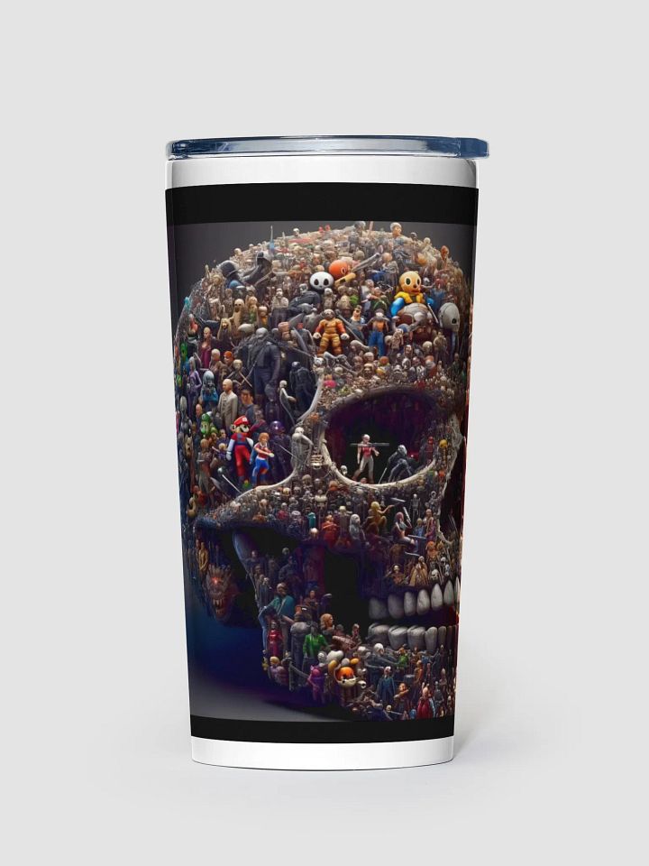 Pop Culture Skull 20oz Stainless Steel Tumbler product image (1)