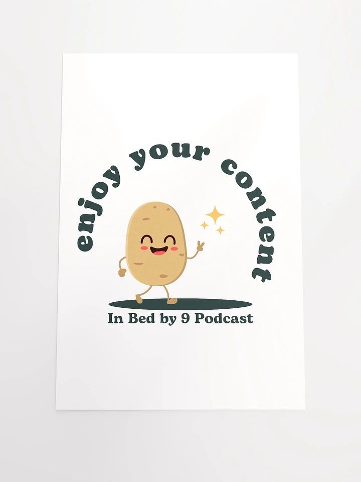 Enjoy Your Content Poster product image (3)