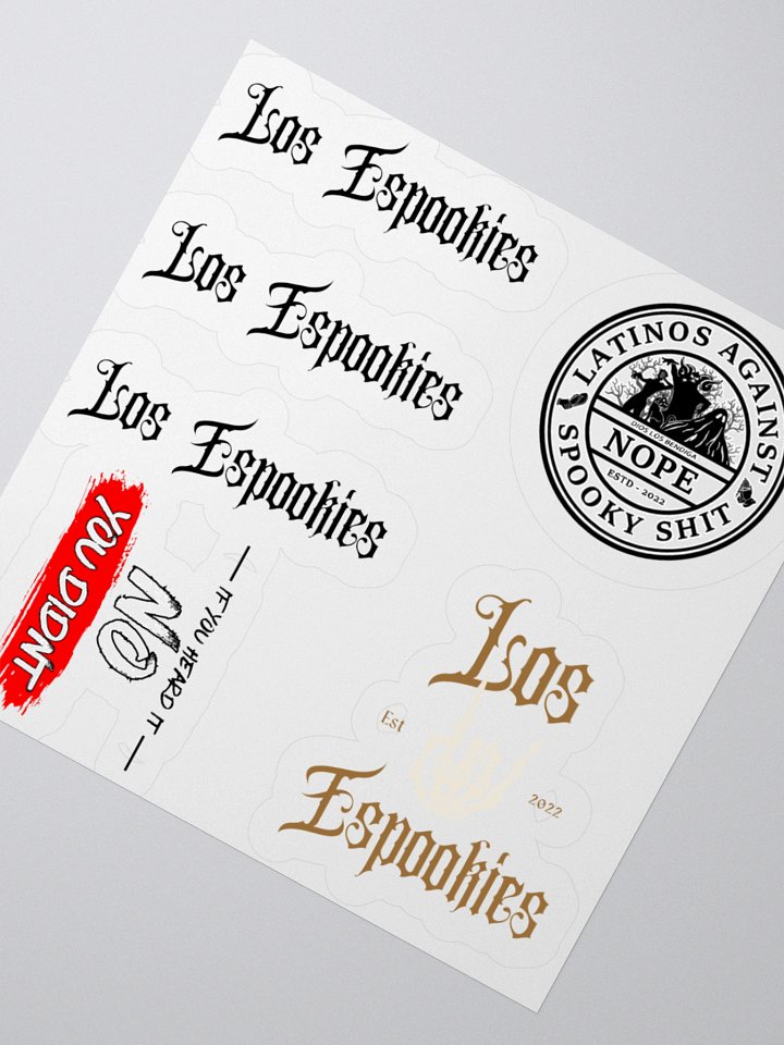 LatinosAgainstSpookyShit Sticker Pack #1 product image (6)