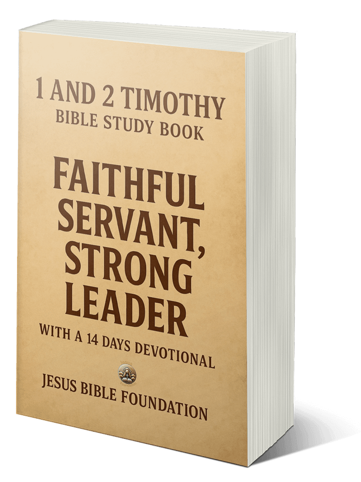 1 and 2 Timothy Bible Study Book: Faithful Servant, Strong Leader With A 14 Days Devotional product image (1)