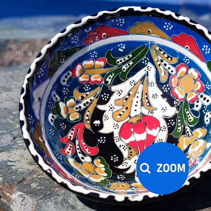 Handcrafted 12cm Ceramic Bowl – Unique Artisanal Pottery for Home Decor product image (2)