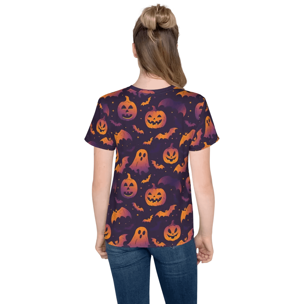 Smiley Pumpkin Halloween T-shirt product image (5)