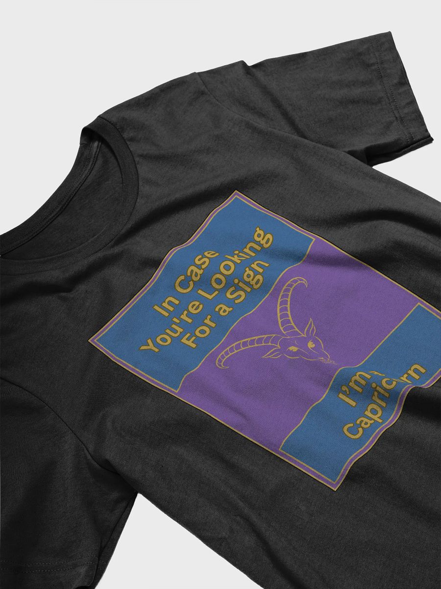 In Case You’re Looking For A Sign Capricorn Zodiac Sign T-Shirt, Zodiac Sign Vibes T-Shirt, Capricorn T-Shirt, Astrological T-shirt product image (3)
