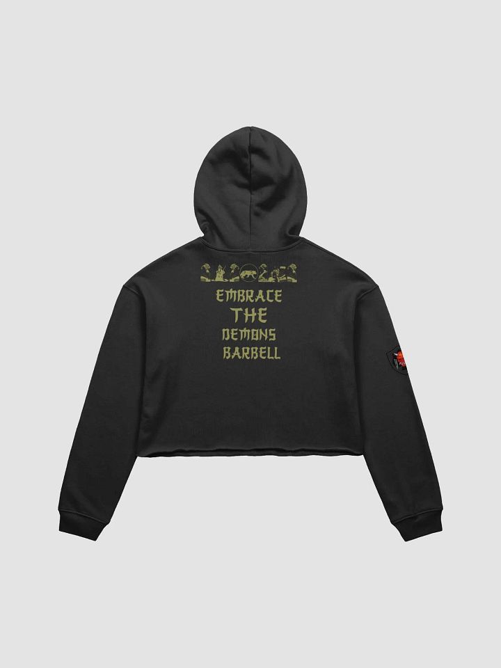 THE ONI BARBELL crop top hoodie product image (5)