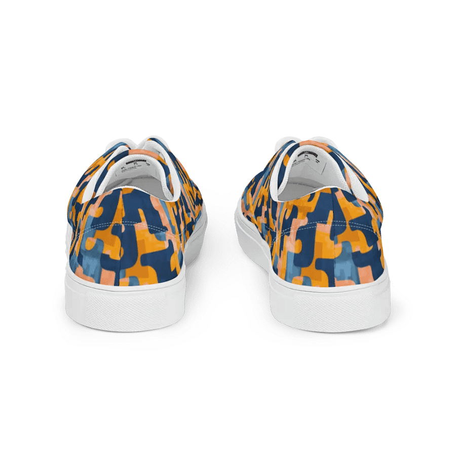 Flowing Shapes | Men's Lace-Up Canvas Shoes product image (6)