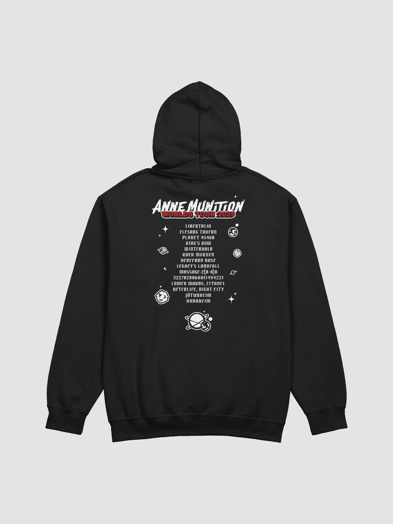 Anne Munition Worlds Tour 2025 - Hoodie (Dark) product image (4)