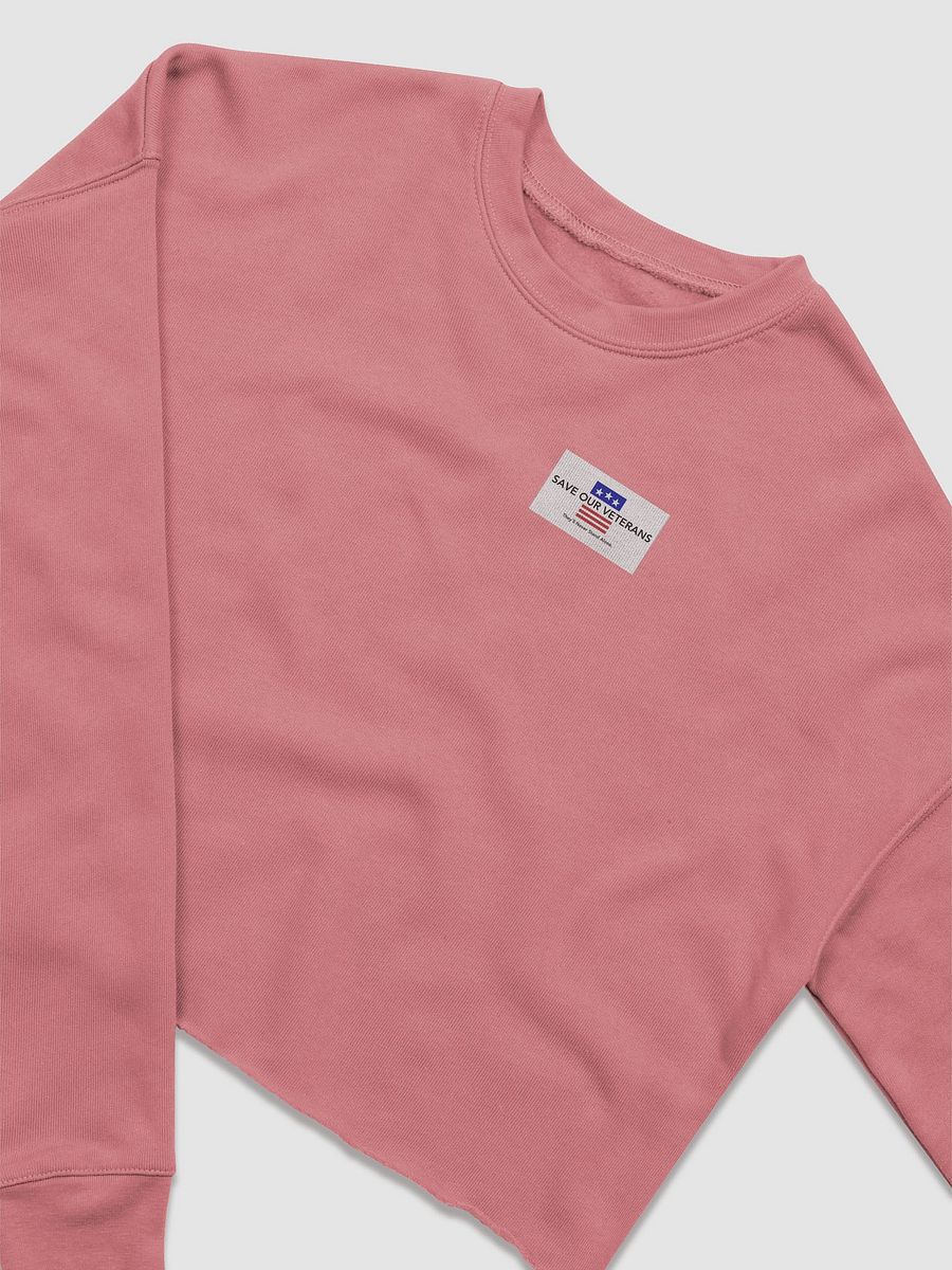 Save Our Veterans Crop Sweatshirt product image (16)