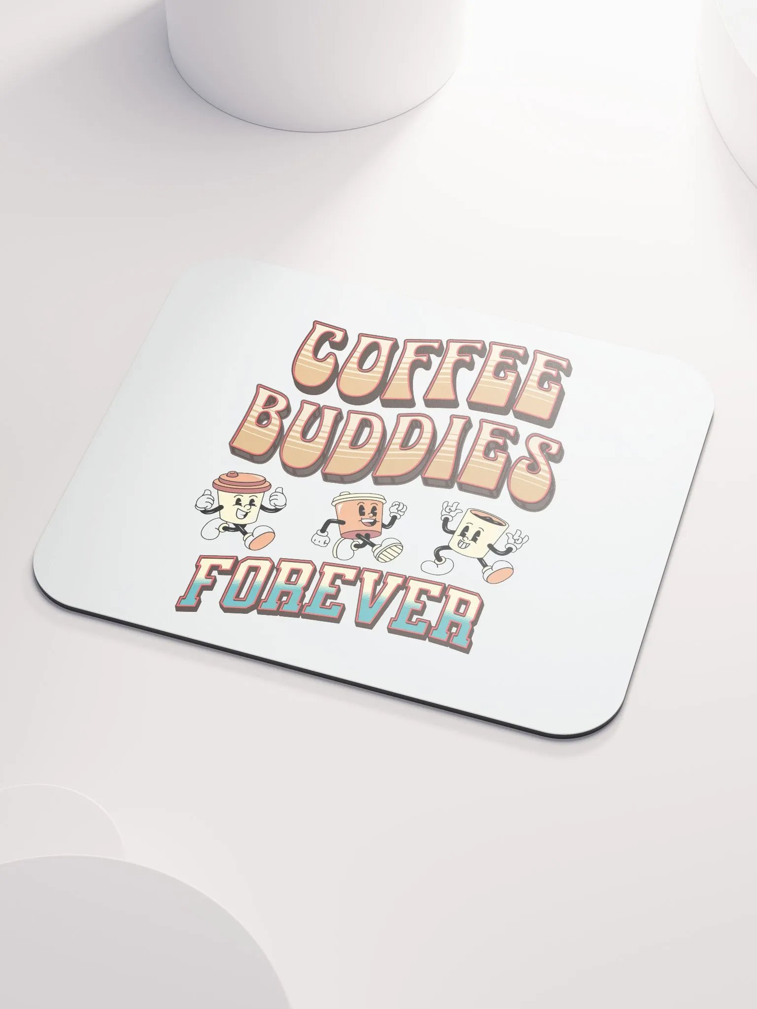 Coffee Buddies Forever Mouse Pad product image (3)