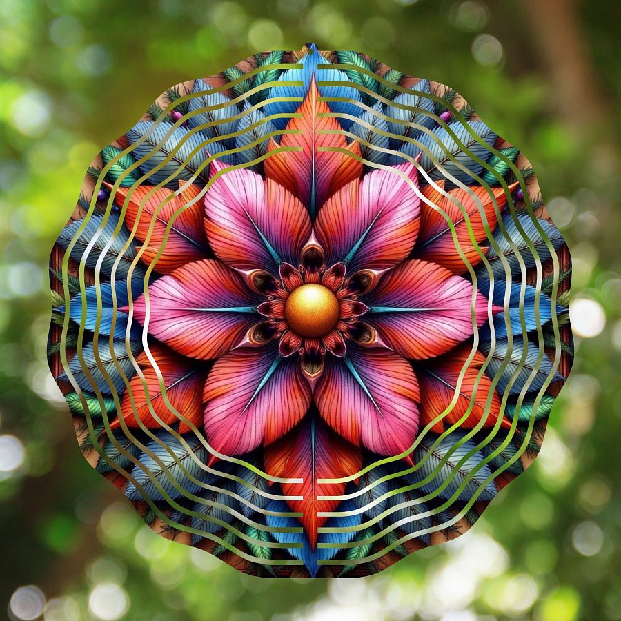 Vintage In Bloom Wind Spinner product image (1)