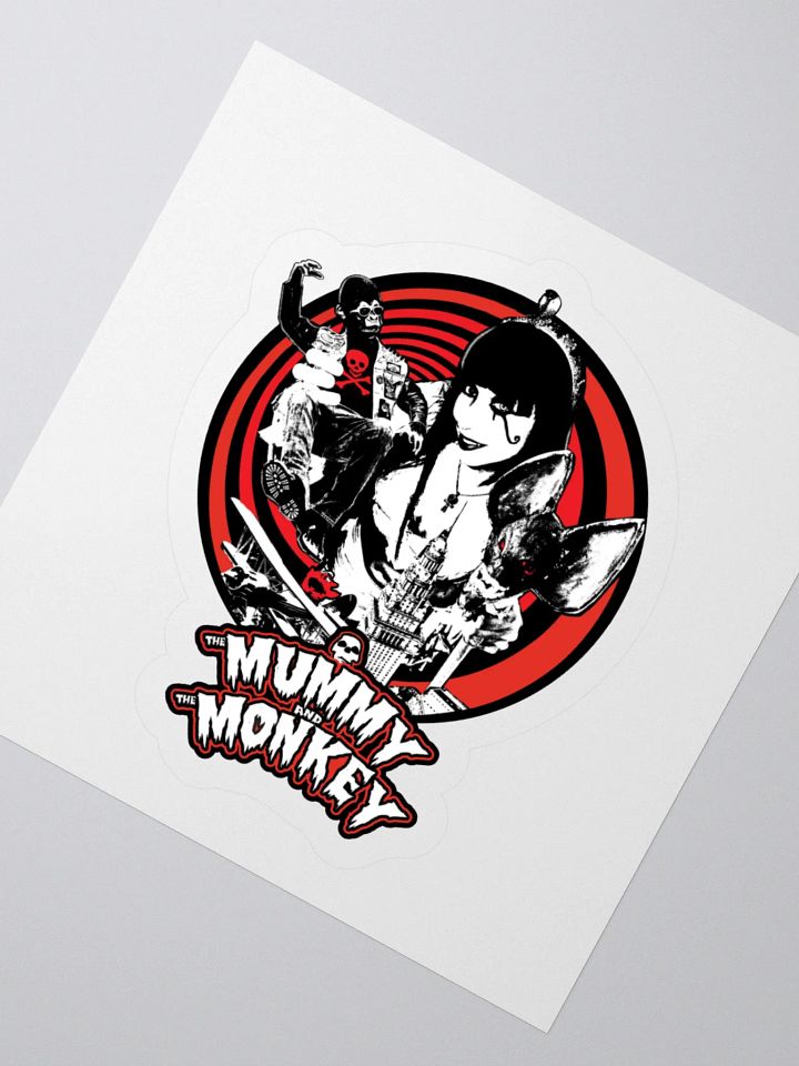 Attack Of The 50 Foot Mummy Sticker! product image (5)