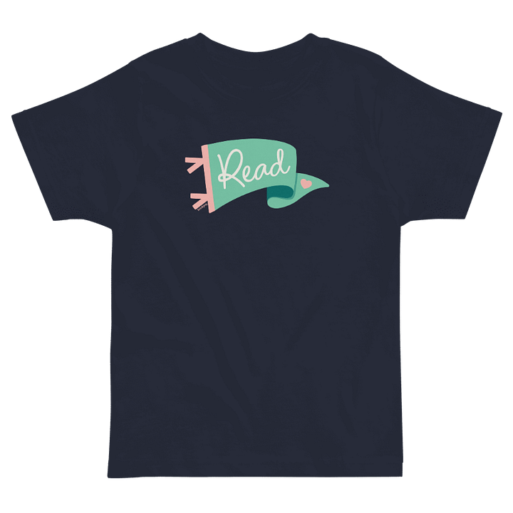 Go Team...Read! Mint Pennant Toddler T-Shirt product image (1)