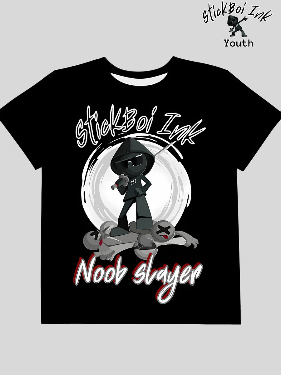 Youth Gamer tshirt – NOOB Slayer by StickBoi Ink product image (1)