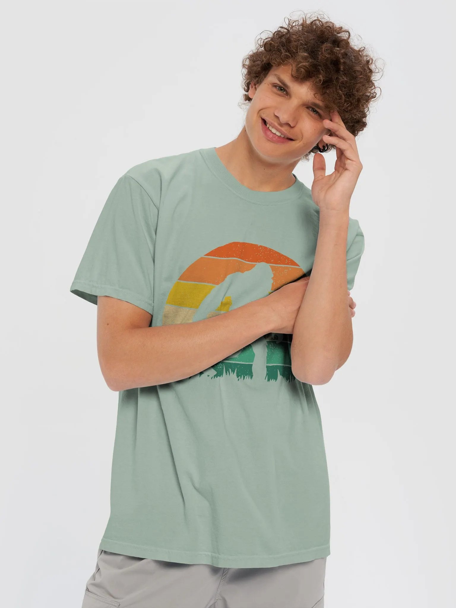 Sunset Bigfoot - Heavy Tee product image (5)