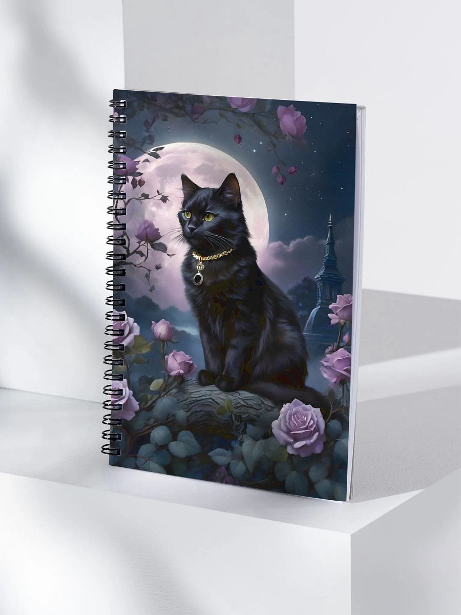 Glamour Under the Moon Spiral Notebook product image (4)