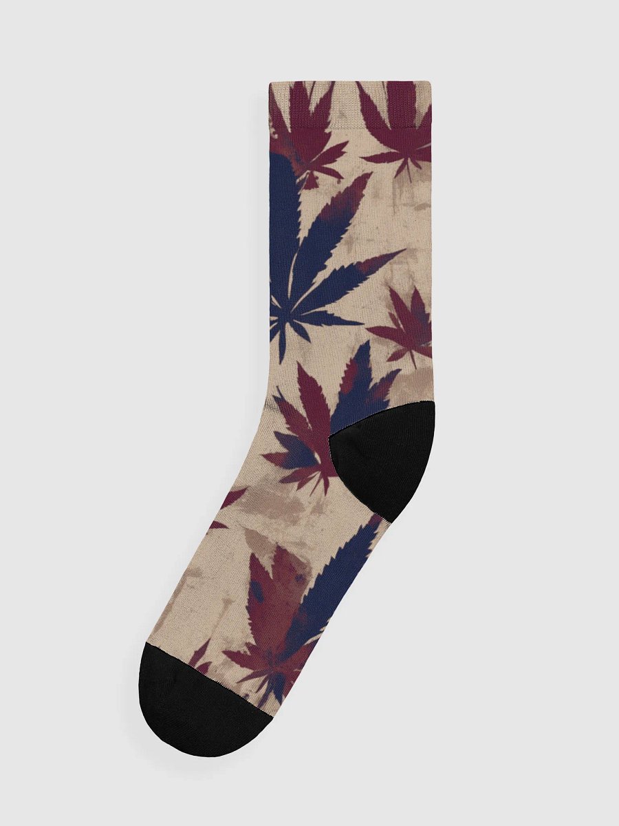 TAN MAROON NAVY LEAFS product image (1)