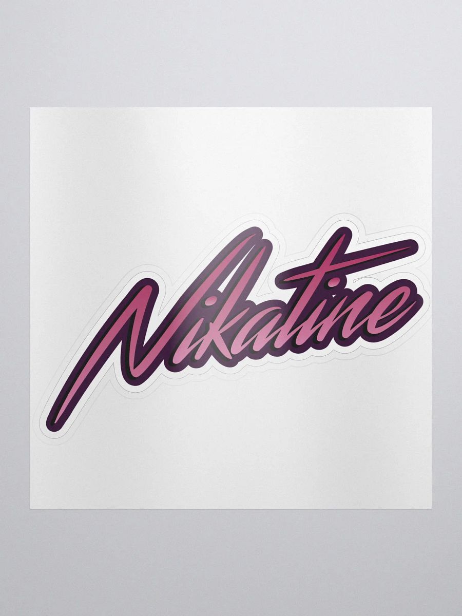 Nikatine Logo Sticker product image (2)