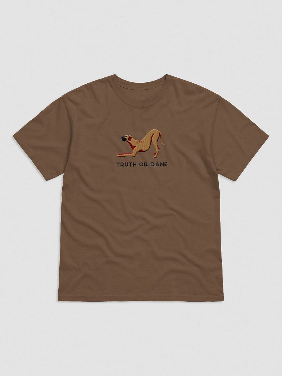 Truth or Dane T-Shirt(Embroidered) of a Great Dane product image (4)
