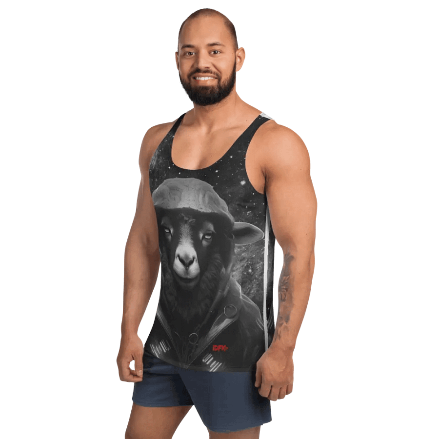 IDFKtv Black Sheep Full B/W Tank Top product image (12)