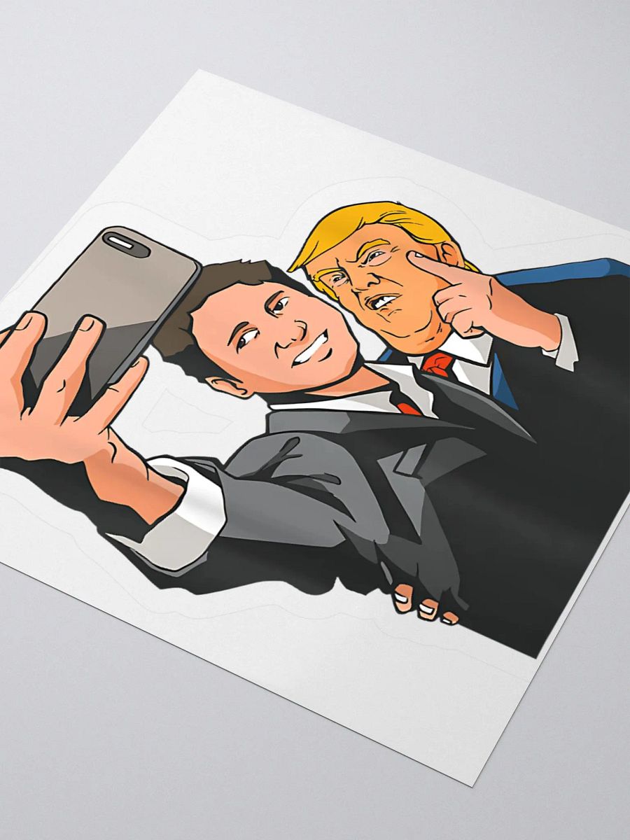 Trump And Trudeau Selfie Meme Sticker product image (3)