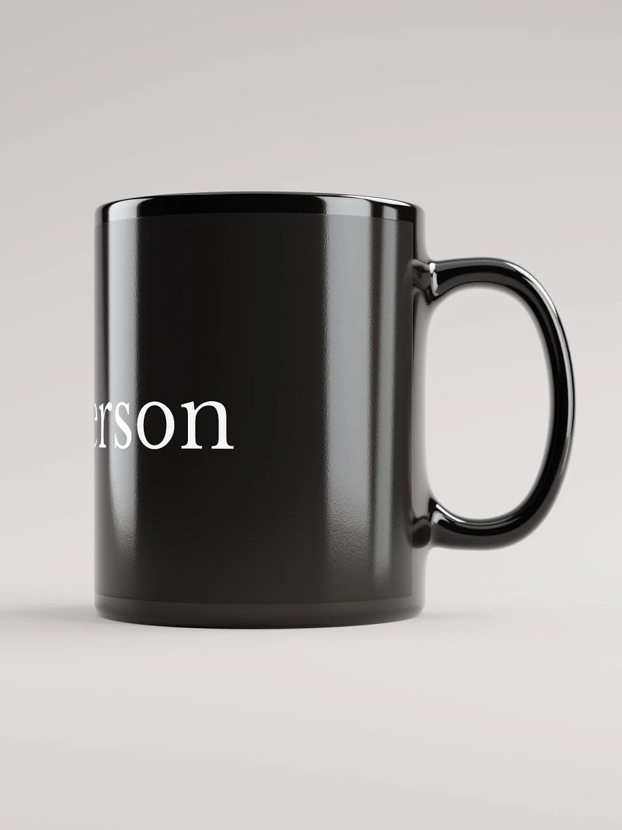 Cat Person Mug (Black) product image (2)