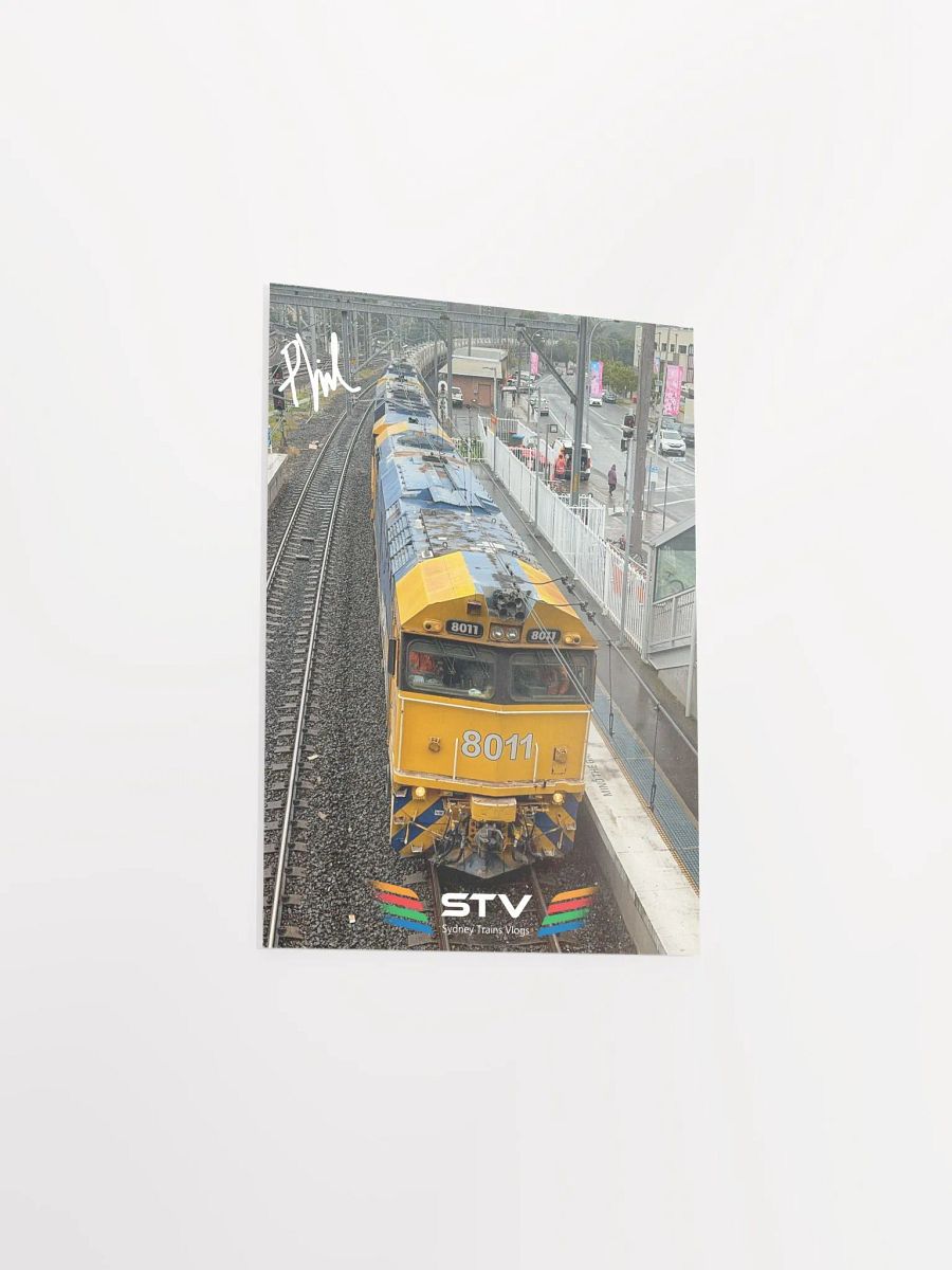 STV Small 5'' x 7'' Poster - 8011 Leading a Train Through Lidcombe product image (3)