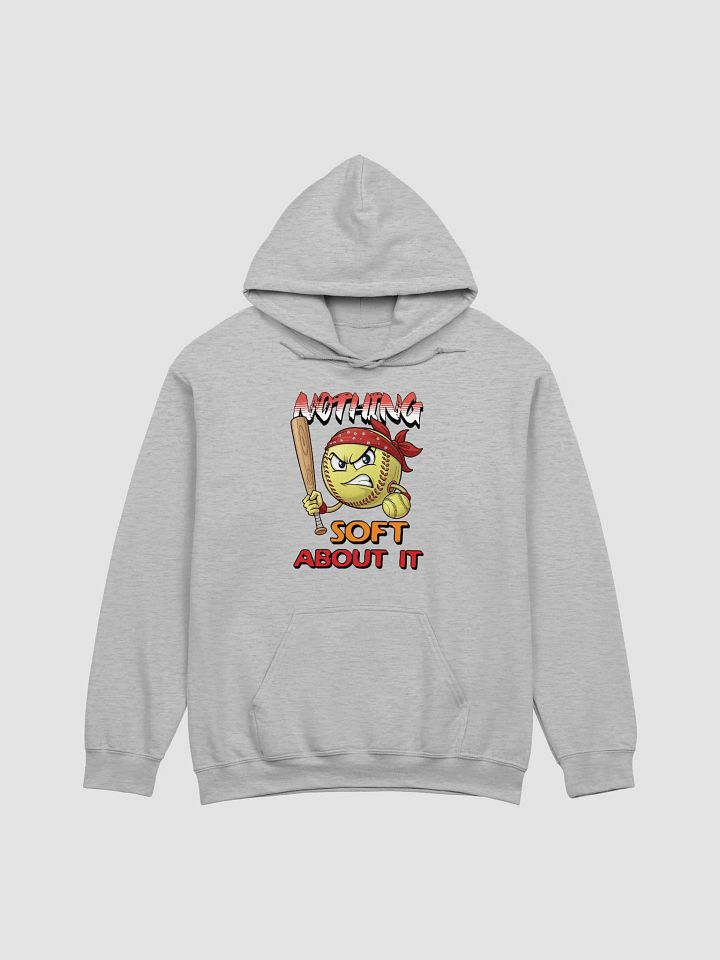 Nothing Soft About It Softball Angry Bandana Hoodie product image (25)