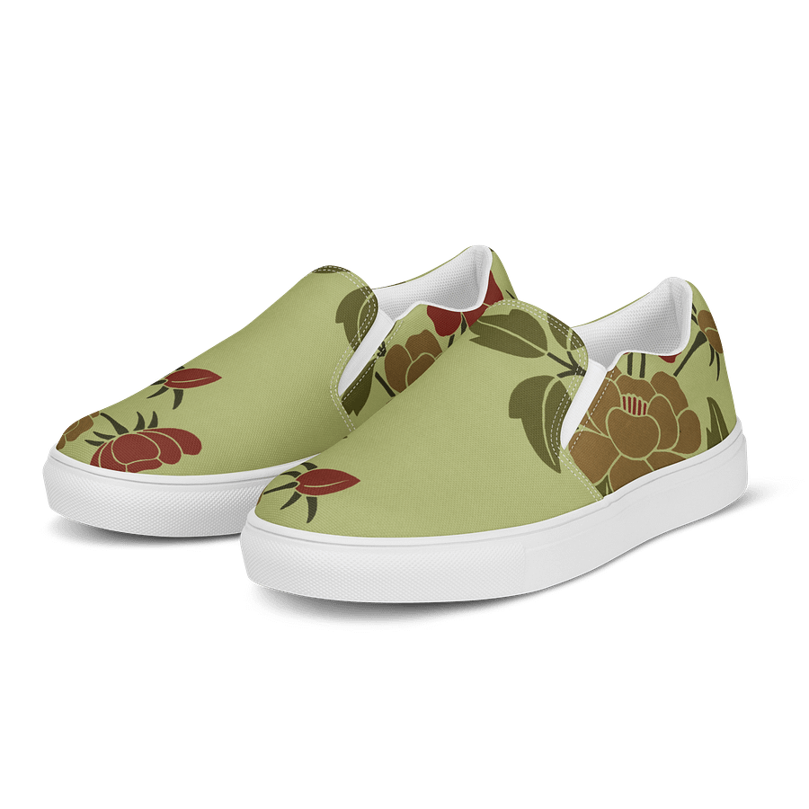 Elegant Floral. Men's Slip-On Canvas Shoes product image (3)