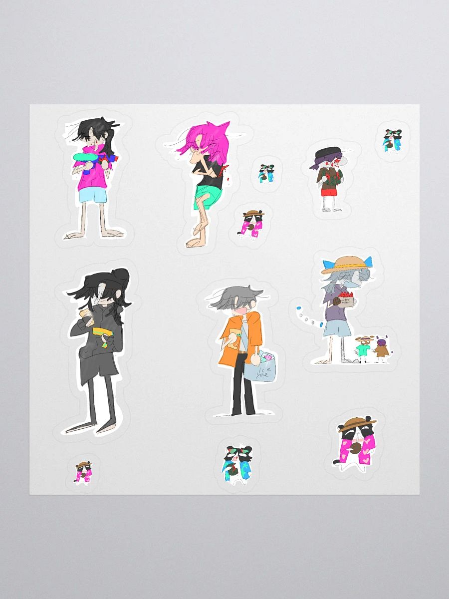 Moon Savers Hampan and Ray stickers July product image (1)